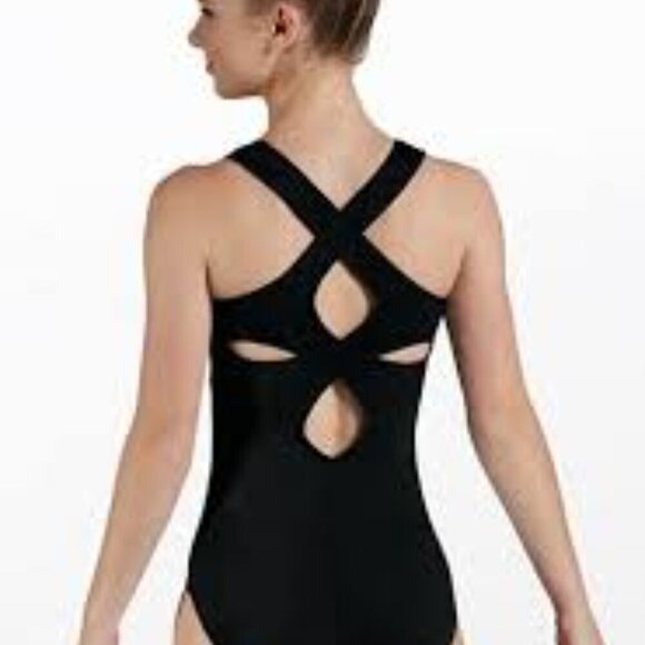 Balera Clover Cutout Tank Leotard - Picture 2 of 9